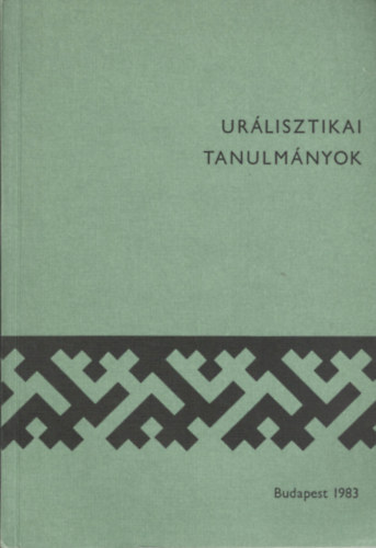 Bereczki Gábor (szerk.), Domokos Péter (szerk.): Urálisztikai tanulmányok - Hajdú Péter 60. születésnapja tiszteletére könyv