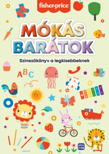 Mókás barátok - színezőkönyv a legkisebbeknek könyv