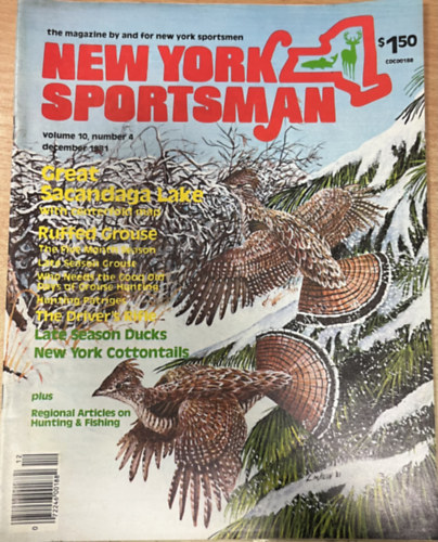 New York Sportsman Magazine november-december 1981 (vol. 10, number 4) antikvár