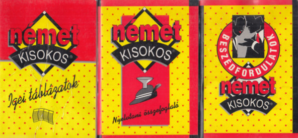 3 db Német Kisokos füzet: Igei táblázatok + Nyelvtani összefoglaló + Beszédfordulatok antikvár