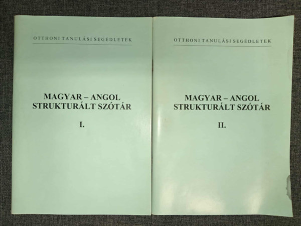 Magyar - Angol strukturált szótár I-II. - Otthoni Tanulási Segédletek (Piarista Renház Vác) antikvár
