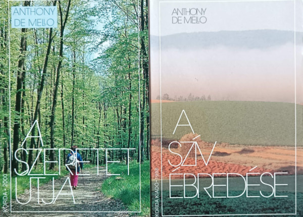 Anthony De Mello: A szív ébredése + A szeretet útja (2 kötet) antikvár