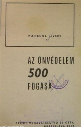 V.L. Levsky: Az önvédelem 500 fogása antikvár