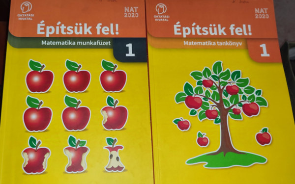 C. Neményi Eszter - Oravecz Márta - Móricz Márk: C. Neményi Eszter-Oravecz Márta-Móricz Márk - Építsük fel! Matematika tankönyv é munkafüzet 1. osztályosok számára (2 könyv) antikvár