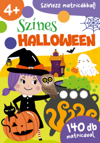 Színes Halloween könyv