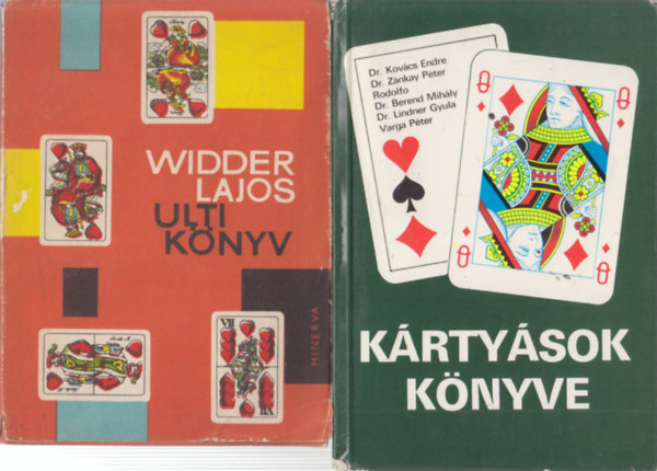 Widder Lajos: Ulti könyv + Kártyások könyve (2 db) könyv