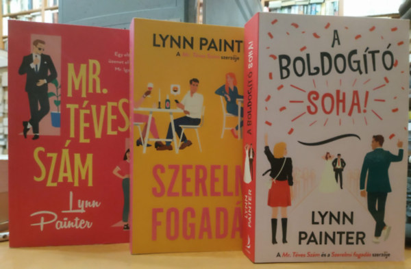 Lynn Painter: 3 db Lynn Painter: Mr. Téves Szám + Szerelmi fogadás + A boldogító soha! antikvár