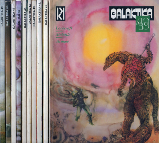 Kuczka Péter (szerk.): Galaktika 40-49. szám (1980-1983) (10 db) antikvár