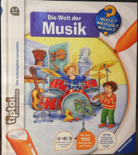 Die welt der musik Wieso? Weshalb? Warum? antikvár
