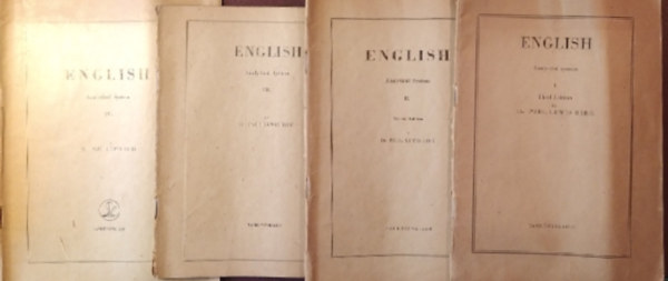 Dr. Paul Lewis Biró: English Analytical System I-IV. (4 kötet 📚) antikvár