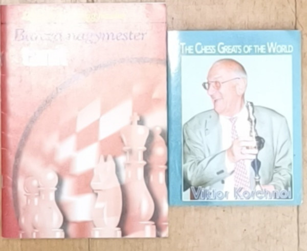 Négyesi György: Barcza nagymester tanít + ajándék angol nyelvű mű: The Chess Greats of the World-Viktor Korchnoi antikvár