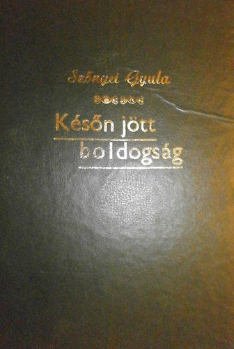 Szőnyei Gyula: Későn jött boldogság antikvár
