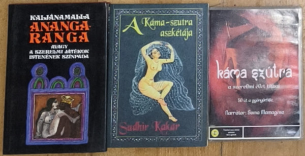 Sudhir Kakar, Kaljánamalla: 2db erotikus tartalmú mű + ajándék DVD - A Káma-szútra aszkétája, Anangaranga + Káma szútra-A szerelmi élet titkai DVD antikvár
