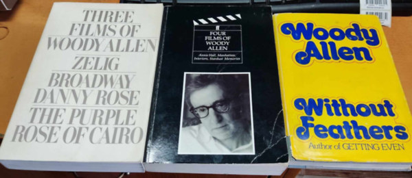 Woody Allen: 3 db Woody Allen: Four films of Woody Allen + Three Films of Woody Allen + Without Feathers antikvár