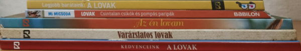 Gyermekeknek lovas témájú könyvcsomag antikvár
