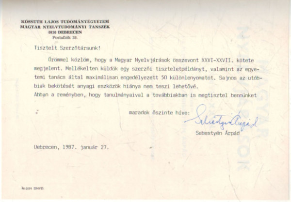 Kálmán Béla, Sebestyén Árpád (szerk.): Magyar nyelvjárások XXVI-XXVII antikvár