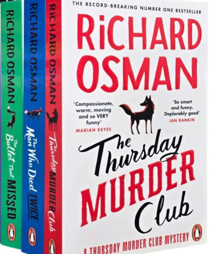 Richard Osman: Thursday Murder Club Mysteries,We Solve Murders Series 3 Books Set antikvár