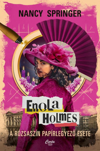 Enola Holmes - A rózsaszín papírlegyező esete akciós termékkép 1