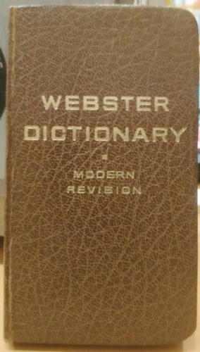 New Compact Webster Dictionary - Compiled by Leading Authorities (Modern Revision) antikvár