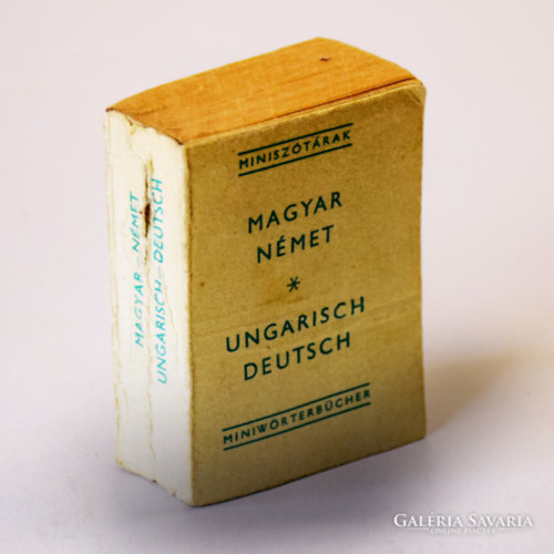 Havas Lívia (szerk.): Magyar-német, német-magyar miniszótár (Miniszótárak) I-II. - Minikönyv antikvár