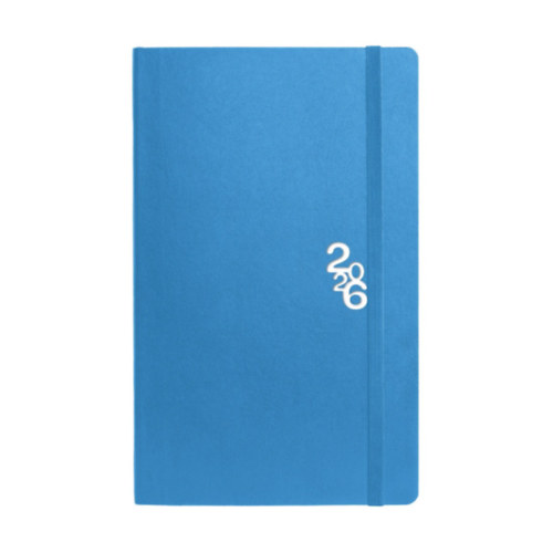 Rainbow világoskék keskenyített A/5 heti naptár - 2026 naptár