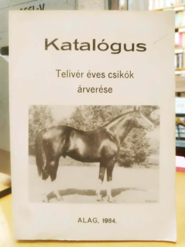 Katalógus - Telivér éves csikók árverése antikvár