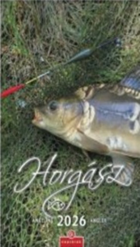 Horgász falinaptár - 21x32 cm - 2026 naptár