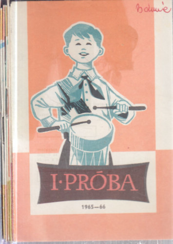 8 db. Kisdobos és úttörő próbafüzet 1964-65. antikvár