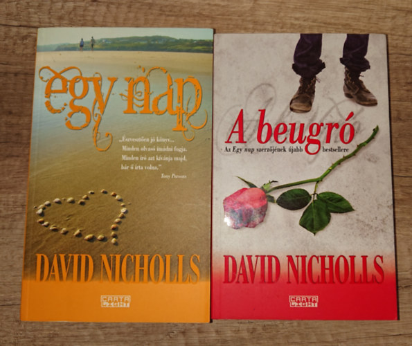 David Nicholls: 2 bestseller David Nichollstól: Egy nap, Beugró antikvár