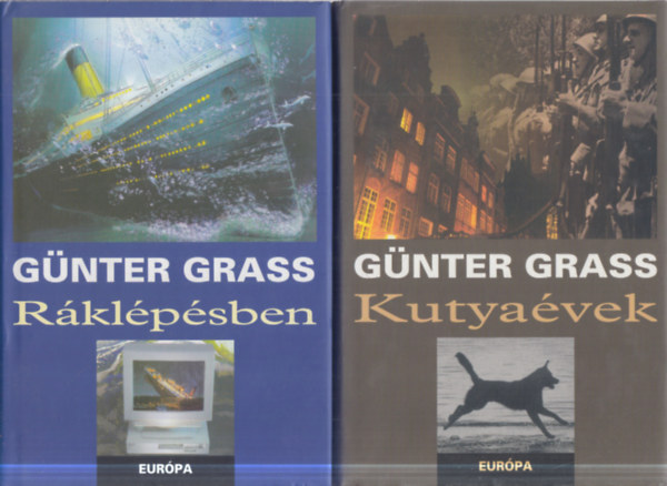 Günter Grass: 2 db. Günter Grass kötet (Ráklépésben + Kutyaévek) antikvár