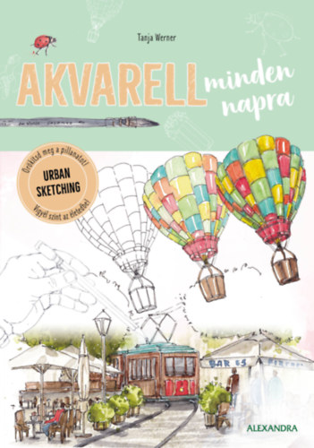 Tanja Werner: Akvarell minden napra könyv