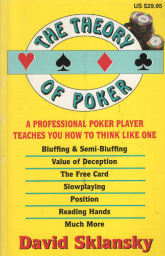 David Sklansky: The Theory of Poker könyv