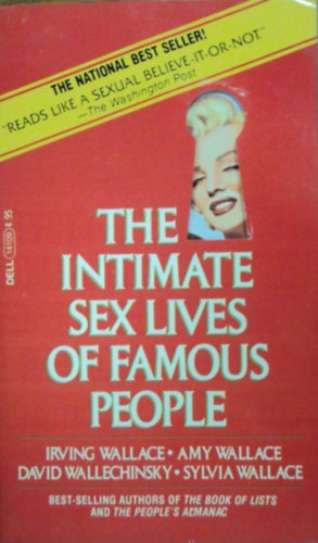 Irving Wallace, Amy Wallace, David Wallechinsky, Sylvia Wallace: The Intimate Sex Lives of Famous People antikvár