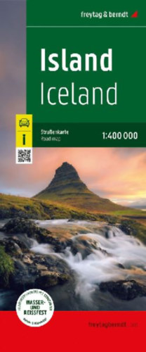 freytag & berndt Straßenkarte Island, Softcover 1:400.000 idegen