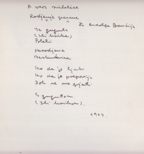 Rudolf Bruci: Valami. Dalciklus Pap József verseire. (Dedikált) - Dedikált antikvár