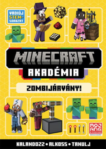Minecraft Akadémia: Zombijárvány! könyv