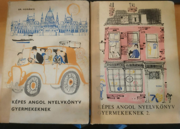 Dr. Horányi Károly: Képes angol nyelvkönyv gyermekeknek 1-2. antikvár