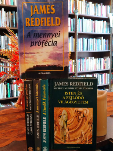 James Redfield Michael Murphy és Sylvia Timbers: KÖNYVCSOMAG, 5 DB. James Redfield KÖNYVEI - A mennyei prófécia, A mennyei prófécia – Gyakorlati útmutató, A mennyei látomás, A tizedik felismerés, Isten és a fejlődő világegyetem antikvár