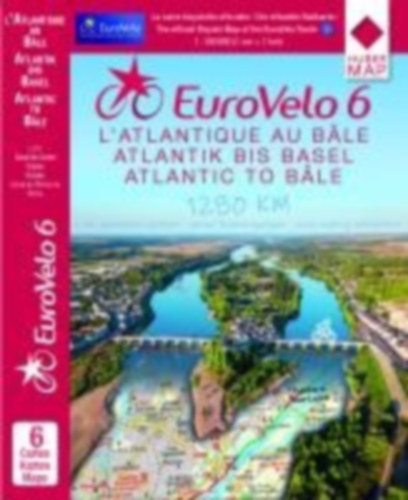 EuroVelo 6 (Atlantic - Basel) 1:100 000 idegen
