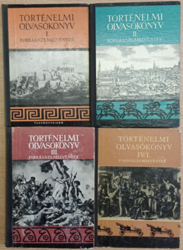 Hahn István (szerk.), Makkai László, Sinkovics István (szerk.), Kislaki Károly: Történelmi olvasókönyv I-IV. - Forrásszemelvények antikvár