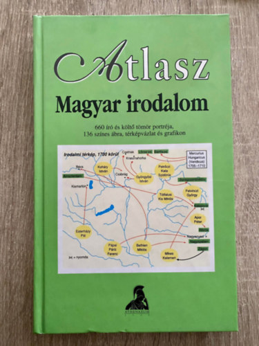 Kelecsényi László Zoltán: Atlasz 8.- Magyar irodalom (Saját képpel) könyv