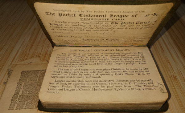 The Pocket Testament League antikvár