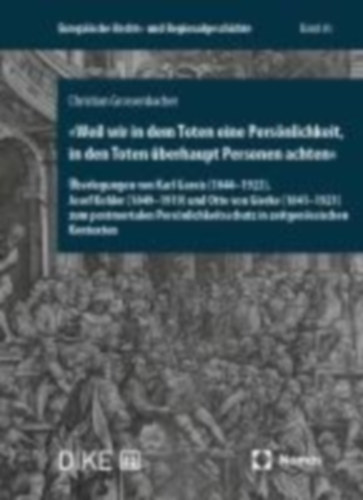 Grossenbacher, Christian: 'Weil wir in dem Toten eine Persönlichkeit, in den Toten überhaupt Personen achten' idegen