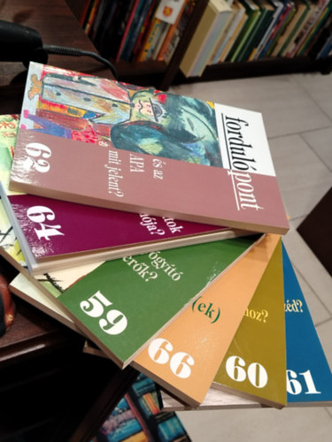 KÖNYVCSOMAG, 6 DB. Fordulópont 62. 64. 59. 66. 60. 61. antikvár