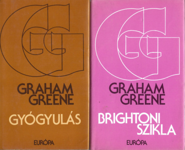 Graham Greene: 2 db könyv, Gyógyulás, Brightoni szikla antikvár