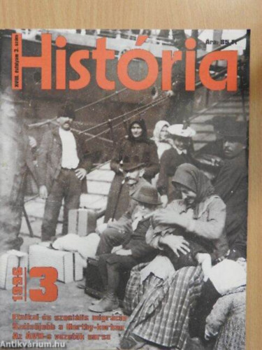História XVIII. évf. 3. szám (1996/3) antikvár