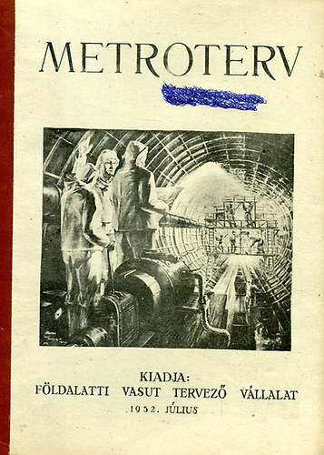 Metroterv 1952. Július antikvár