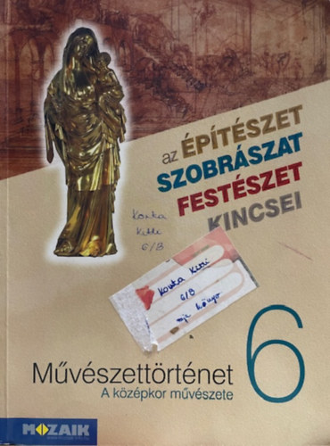 Falcione Sarolta: Az építészet szobrászat festészet kincsei - Művészettörténet 6 antikvár