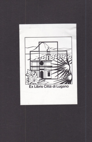 Ex Libris - Cittá di Lugano (eredeti nyomat) antikvár