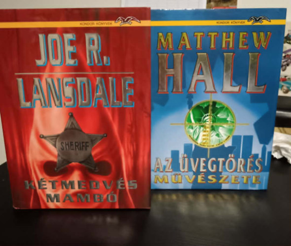 Matthew Hall, Joe R. Lansdale: Az üvegtörés művészete+Kétmedvés mambó antikvár